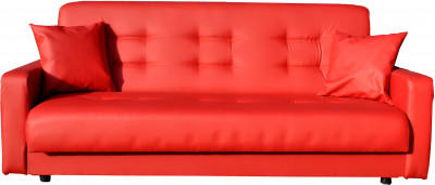 Диван Аккорд 120 красный ППУ