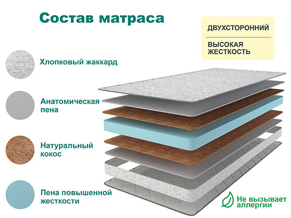 Матрас Слип Хард 180х195