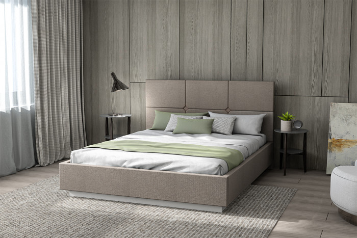 Модульная спальня Кэт-3, набор 2, Кашемир/Тирамису матовый