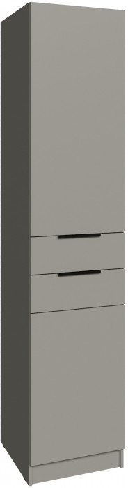 Шкаф Мадрид (0,5) с 2 ящиками, Мокко