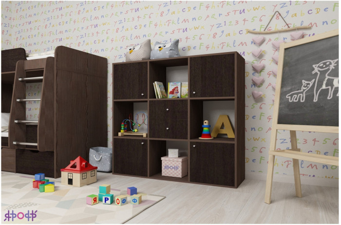 Стеллаж Джери (Венге/Венге)