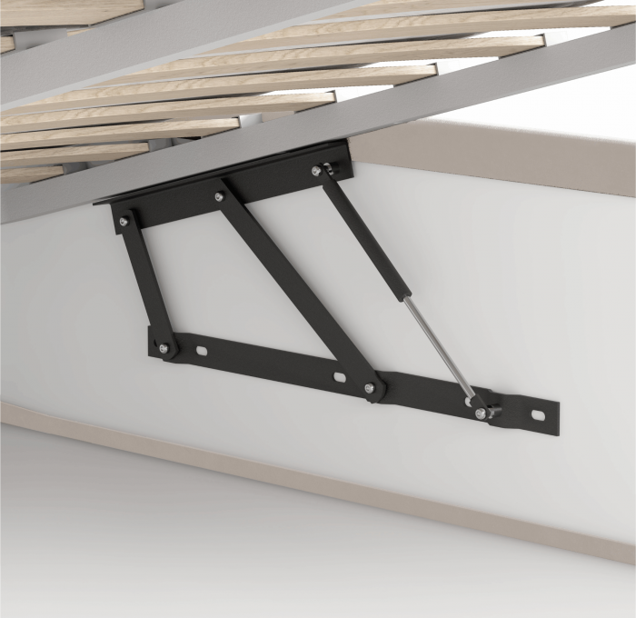 Кровать 140 с подъемным механизмом КРП-431-М-14, Микровелюр Zeekr-3