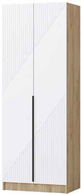 Шкаф Авис 0,8, Крафт золотой/Белый софтач