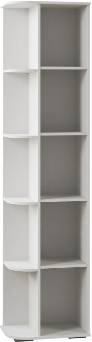 Ливорно Шкаф торцевой ЛШ-26 ясень анкор светлый патина серебро