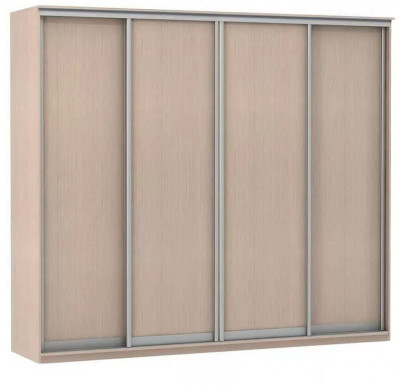 Шкаф купе Модерн 2362х600 4-х дверный 3-х секционный глухой ясень
