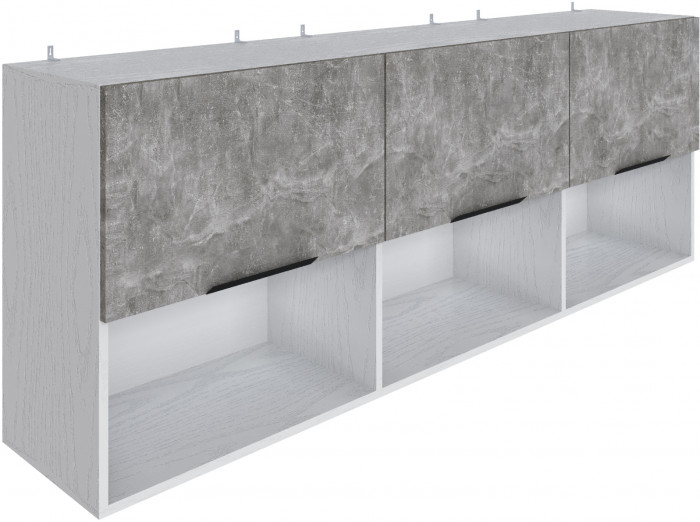 Полка навесная Мадрид ПН-1 (1,8) белый/ателье светлое