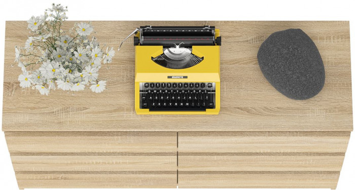 Мори Комод МК1200.6, цвет дуб сонома, ШхГхВ 120,4х41х73 см.