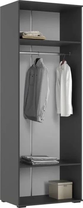 Норд Шкафы 800 + Пенал-стекло 400, Графит/Изумрудный