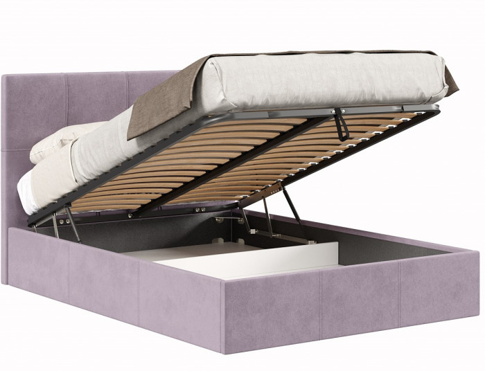 Кровать с подъёмным механизмом 1600 Марсель, лаванда