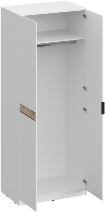 Модульная спальня Нао, набор №1, Графит/Профиль МДФ Дуб вотан