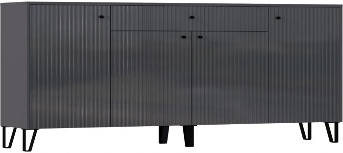 Оливия Комод (Графит Софт, Графит)