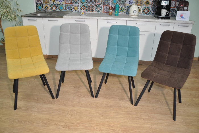 Стул ХИТ-2 / черный / горчичный