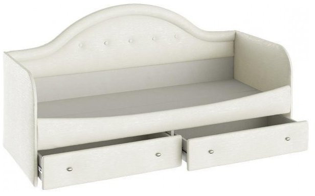 Адель Кровать с мягкой спинкой (800) тип 1 (Крем)