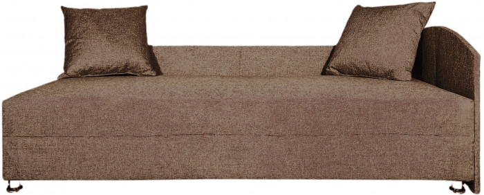 Диван-кровать Лофт Люкс Плюш с подсветкой, еврокнижка, пружинный блок, 140х195, серый