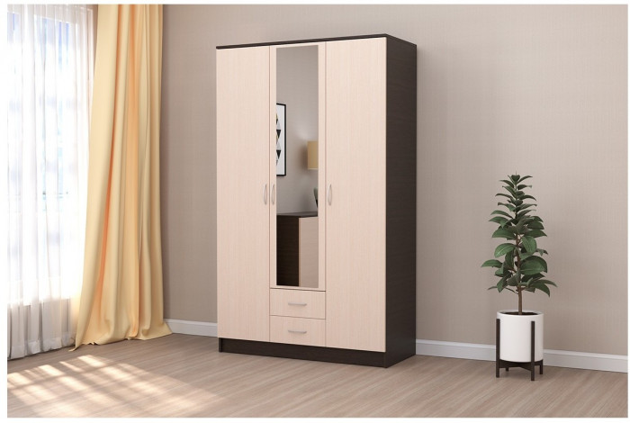 Модульная спальня Кэт-7 (композиция 5) (Венге / Белфорт)