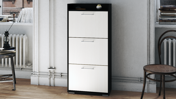 Обувница СВК ХЛ, венге/дуб лоредо