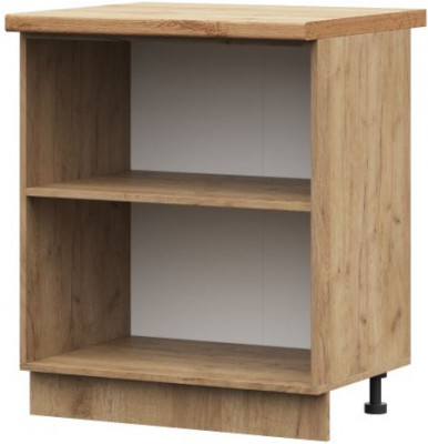 ШН 700 корпус шкаф нижний (0,7х0,82х0,474) б/ст дуб крафт золото