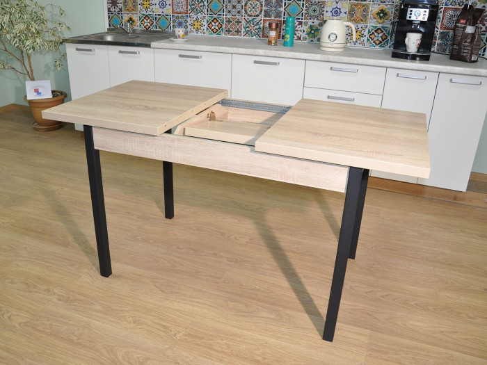 Обеденная группа Колорадо / Стул Х 4 шт. / Дуб Сонома/черный / бид 01