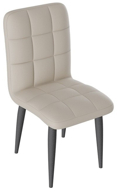 Франк ДП 2-17 Стул (конус) (Капучино матовый/Микровелюр Бежевый)