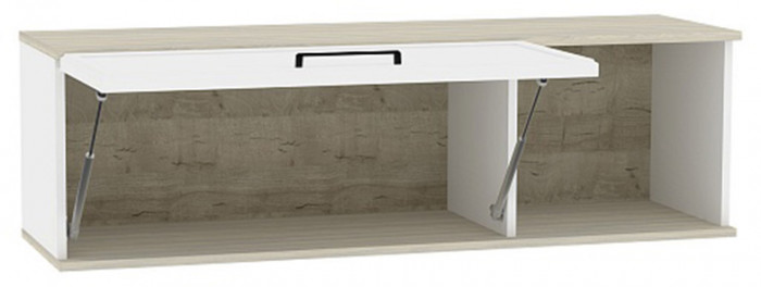 Шкаф навесной Аурелио 15, Белый, Блеквуд Сатиновый