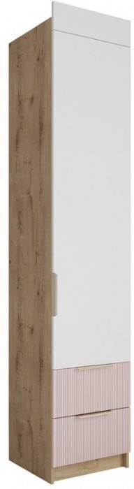 Модульная детская Лавис, композиция 2, Белый/Белый софт / Серый эмалит