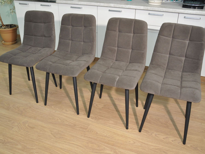 Обеденная группа Колорадо / Стул Х 4 шт. / Дуб Сонома/черный / бид 08