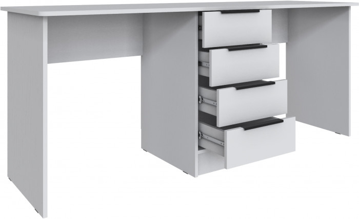 Стол письменный для двоих Мадрид (1,8), Белый