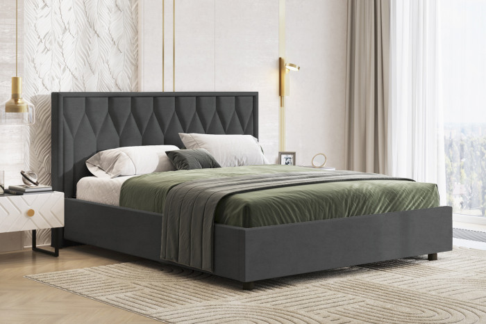 Кровать-10М с подъёмным основанием 1600 графит