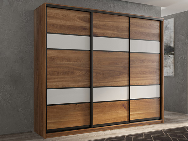 Шкаф-купе Кааппи 8 Кастелло Бренди 210х60х230 см