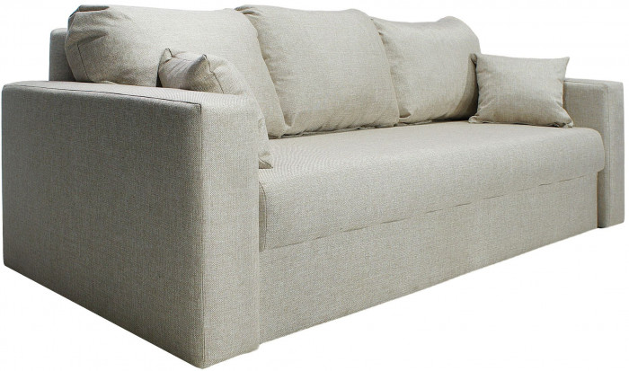 Диван-кровать Ливерпуль, 150х195, раскладной, еврокнижка, рогожка, бежевый