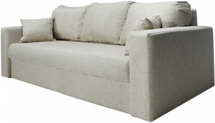 Диван-кровать Ливерпуль, 150х195, раскладной, еврокнижка, рогожка, бежевый