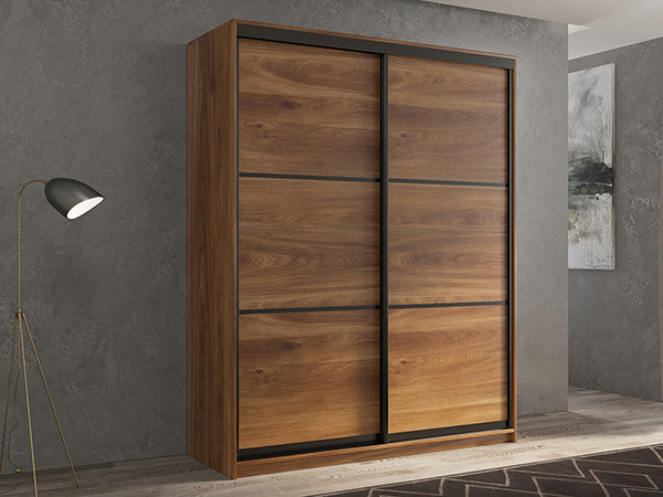 Шкаф-купе Кааппи 4 Кастелло Бренди 140х60х230 см