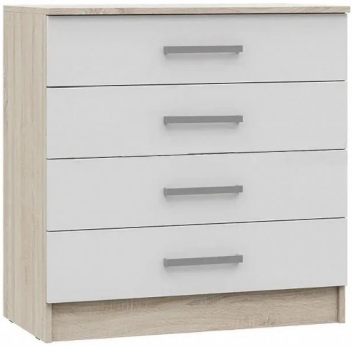 Модульная спальня Мартина, композиция 2 (Белый глянец, Дуб Сонома)