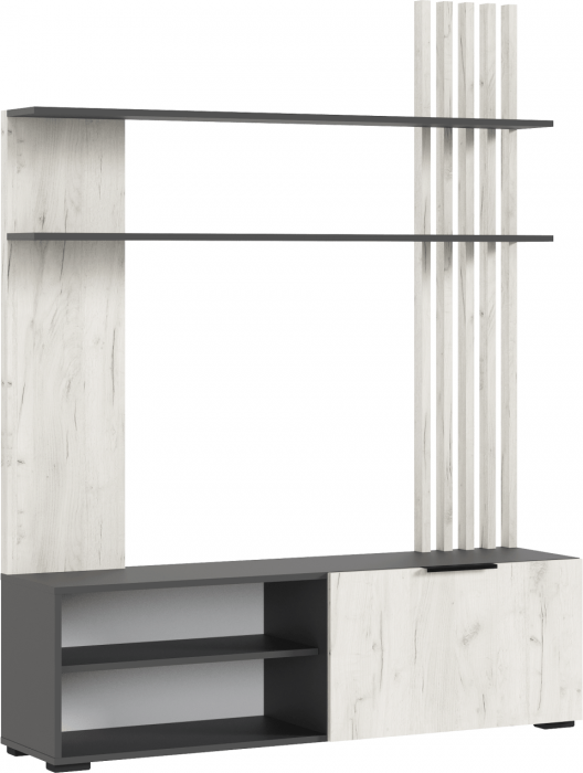 Роджина Гостиная (Графит, Крафт золотой)