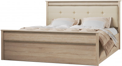 Ливорно Кровать ЛКР-1 (1,6) с ортопедом, Дуб сонома