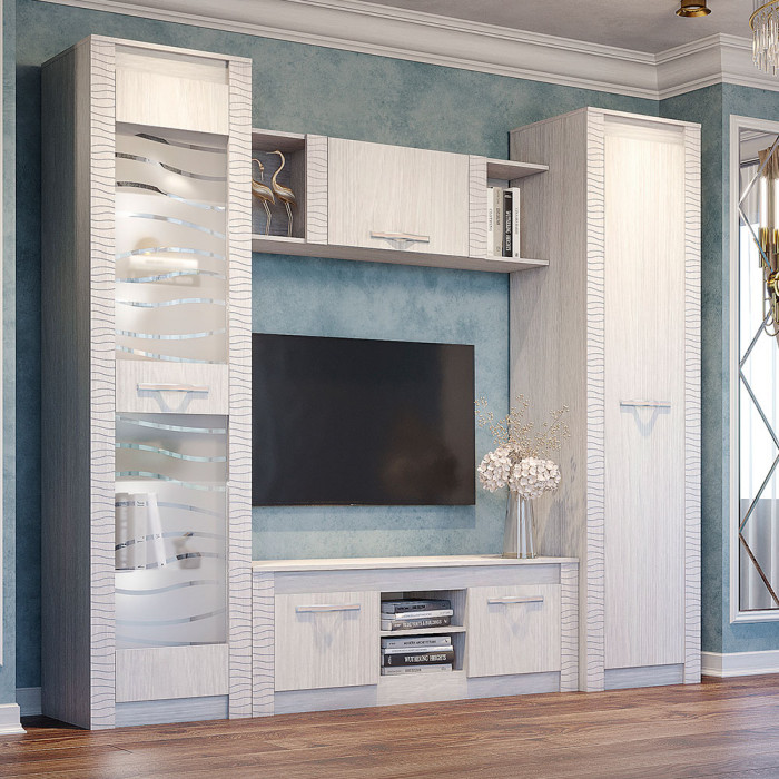 "Монако" ПН-18 ясень белый/F12