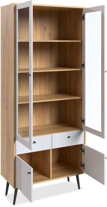 Шкаф-витрина 2-х дверная Вега Саксония