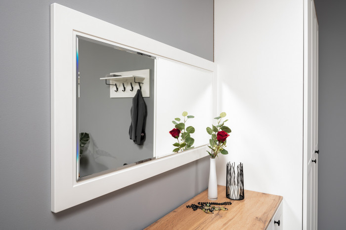 Остин Прихожая 16, белый шагрень/дуб крафт золотой