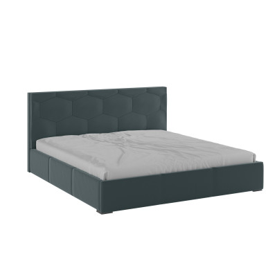 Манука Кровать интерьерная 180 серый, ПМ