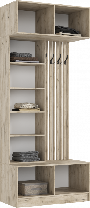 Роджина Прихожая, Крафт серый/Кашемир