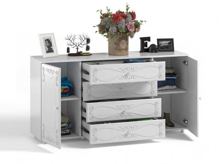 Спальня Италия-5 белое дерево