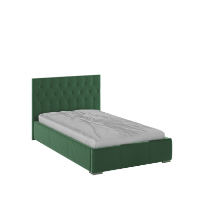 Октавия Кровать интерьерная 120 изумруд ромб, ПМ