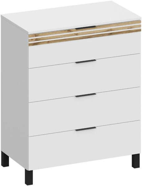 Модульная спальня Нао, набор №2, Графит/Профиль МДФ Дуб вотан