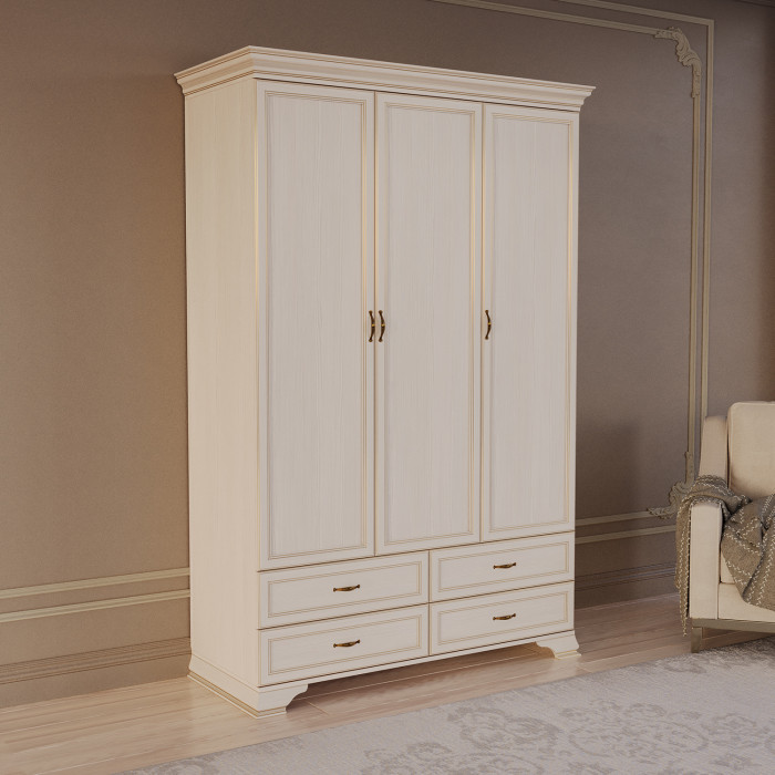 Шкаф распашной трехдверный Сиена