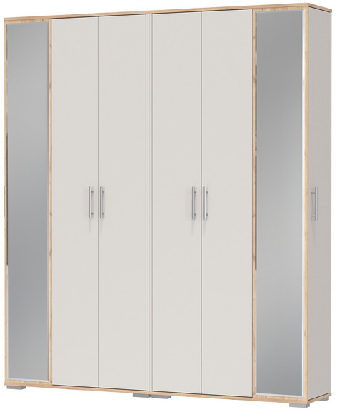 Две прихожих Домино-мини 2-3421дкз/к.с, дуб крафт золотой/кашемир серый