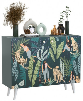 Либера Комод-тумба 16.230.01, пасифай/белый