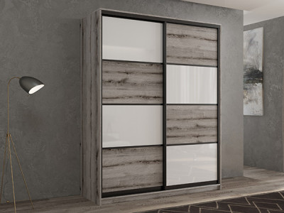 Шкаф-купе Кааппи 14 Эвок Окаменелый 110х45х230 см