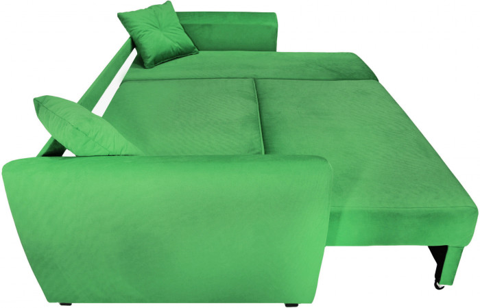 Диван УГЛОВОЙ Амстердам велюр зеленый 160