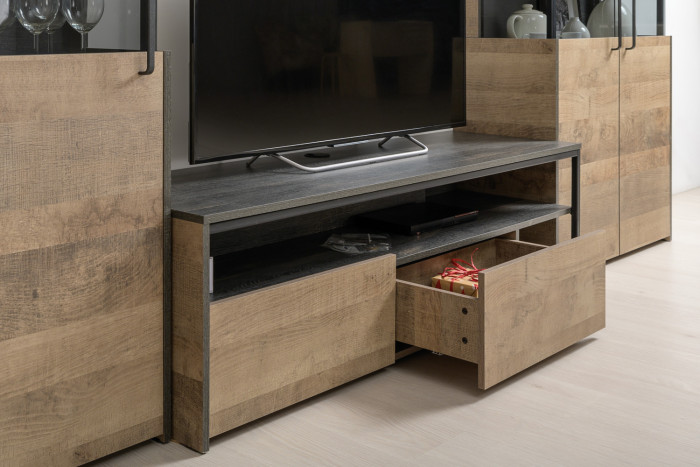 Трувор Гостиная 032, дуб гранж песочный/интра