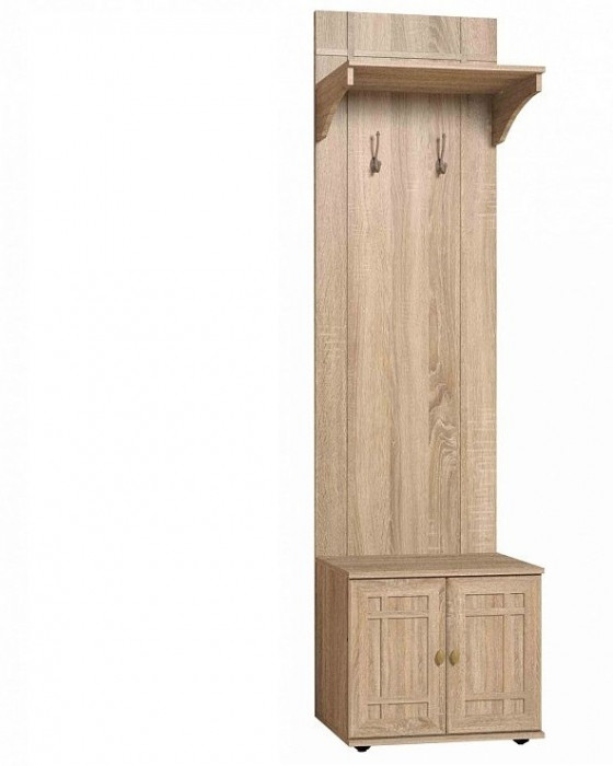 Вешалка Sherlock 74, дуб сонома